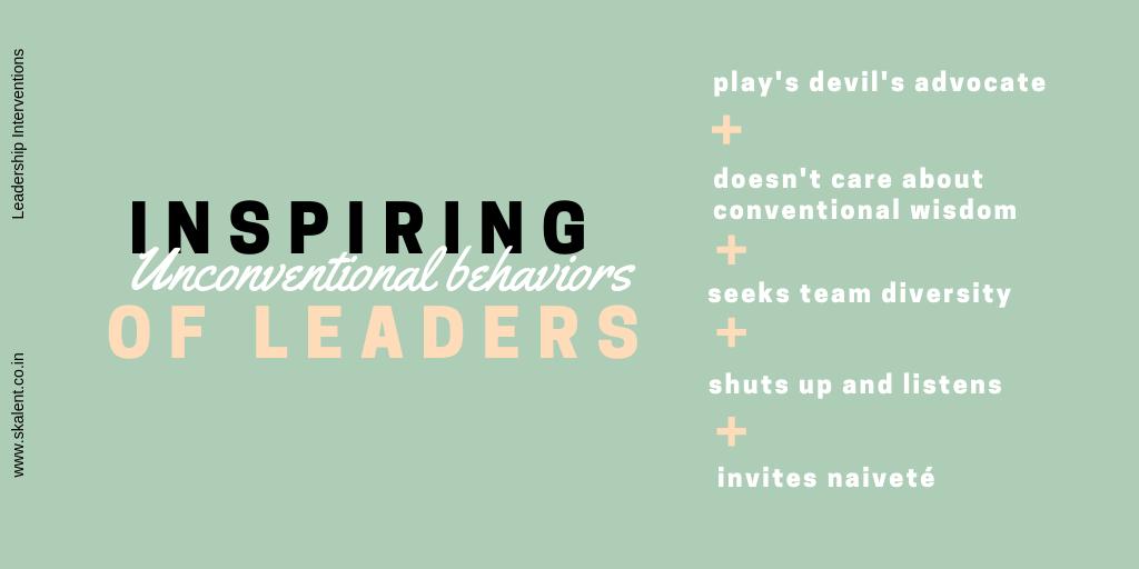 SkalentI's tweet photo. #Leaders are not always perfect. And, sometimes, they are downright quirky🙃
But they display a set of behaviors that make them admired and loved❤️
Let’s look at 5️⃣ of the most unconventional ones.
#skalent #leadership #leadershipinterventions #corporatetraining https://t.co/4CD3bi4Uzw