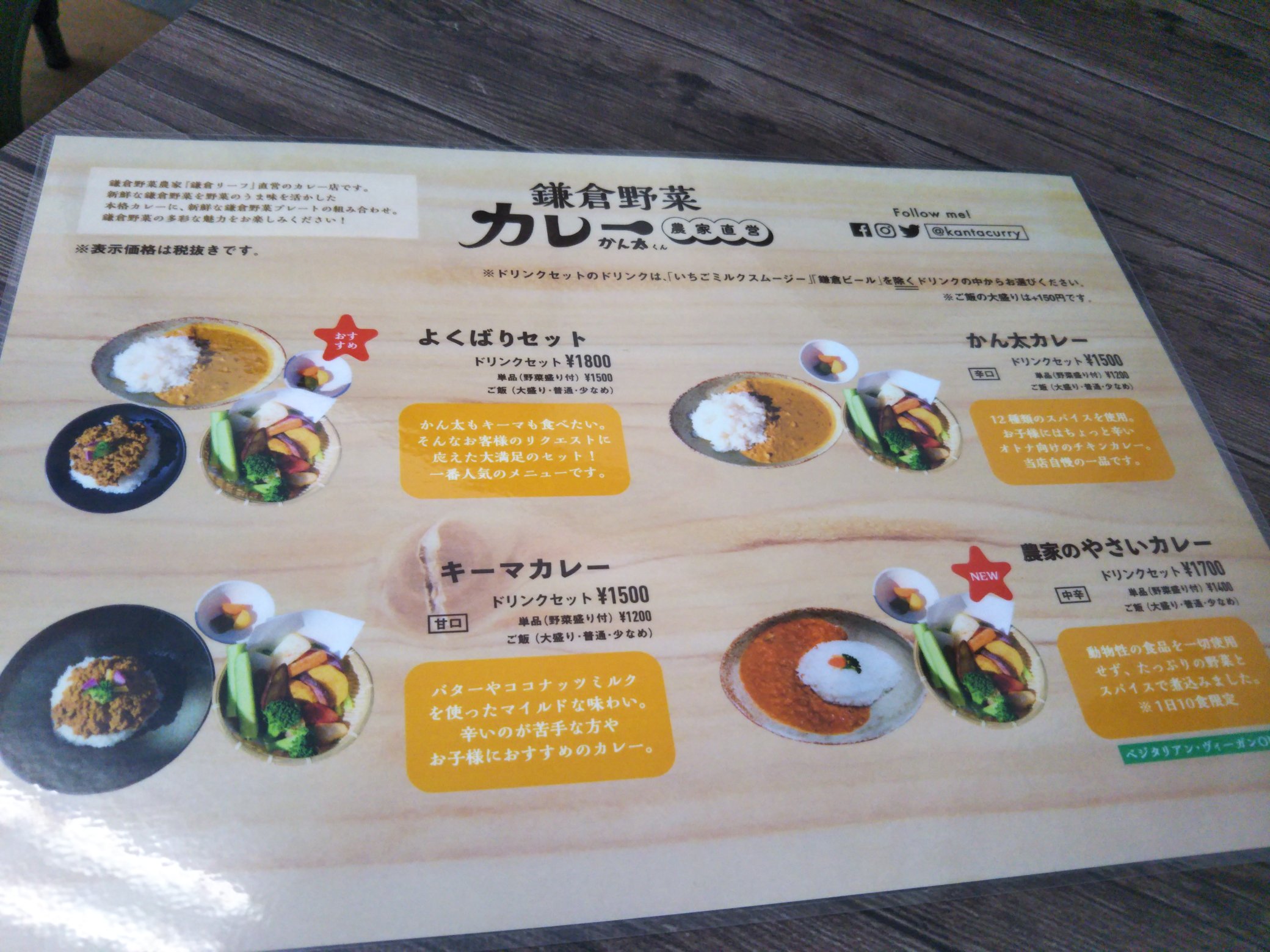 鎌倉野菜カレー かん太くん Kantacurry Twitter