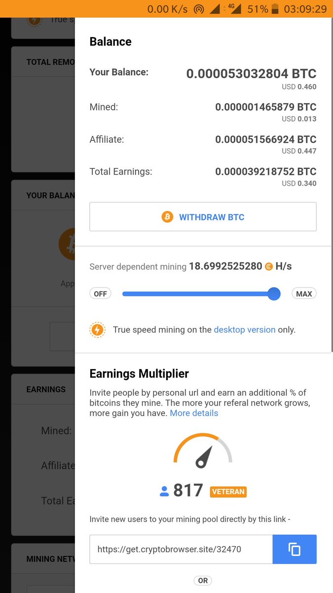 Install CryptoTab browser and get real Bitcoins for using it. Your earnings will keep growing as long as you're watching YouTube, reading news and using your social network accounts daily. get.cryptobrowser.site/32470?s=tw&f=a… #cryptotab