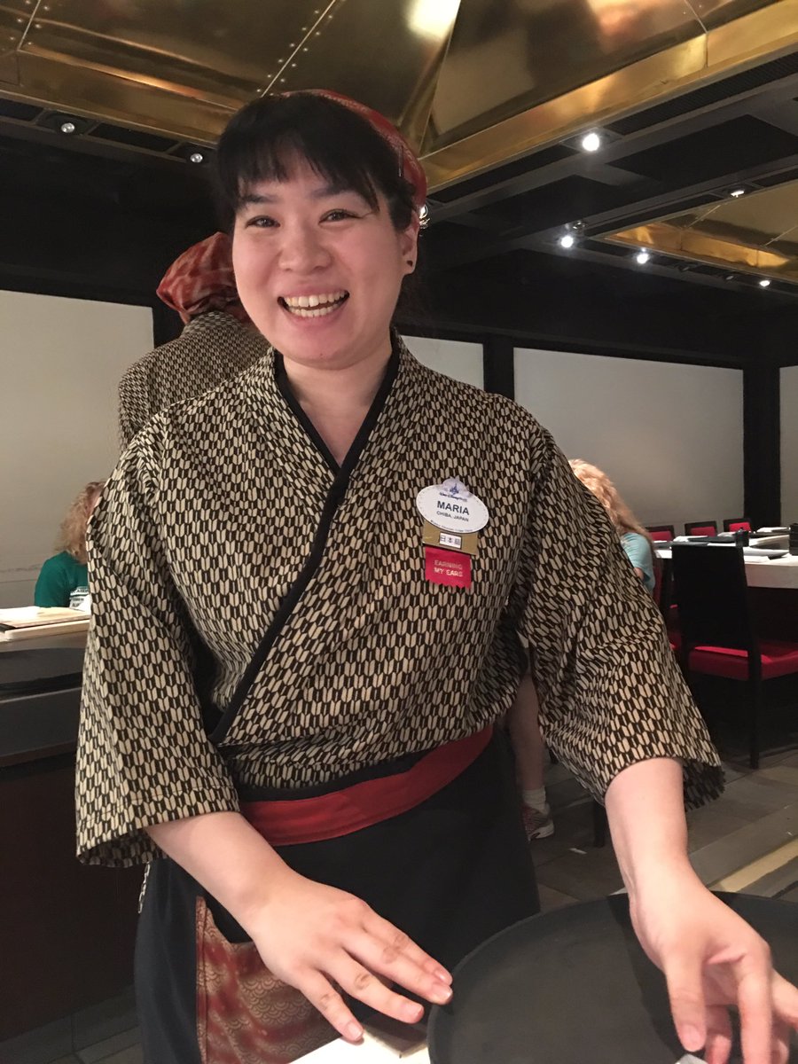 rjohns93's tweet image. Yuri and Maria from the restaurant in Japan were so helpful and nice to us. Plus the food was so good. #CastComplement @WDWToday