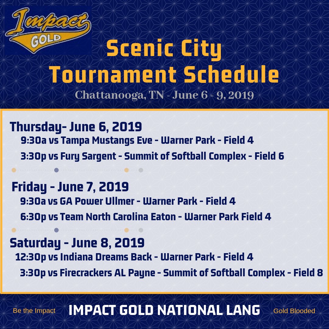 ImpactGoldLang's tweet photo. Scenic City we'll see you in just 4 days - but who's counting?!?!
#ImpactGold
#GoldBlooded
#BetheImpact https://t.co/sZx7jQEyQ2
