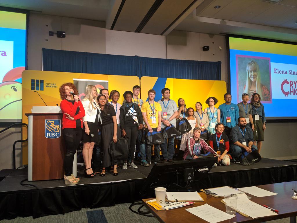 Wow! Super impressed with all the projects that were built this past weekend at #CCHack2019 . Congratulations to all the winners and for <a href="/crypto_chicks/">CryptoChicks</a> for hosting an amazing event. 

#cryptocurrency #blockchain #toronto #hackathon #hackernews #ETH #fintech