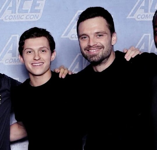 buckyshadow's tweet photo. Tom and Seb 😍

#TomHolland
#PeterParker
#SpiderMan
#SebastianStan 
#BuckyBarnes
#WinterSoldier https://t.co/jRmPLl9rgm
