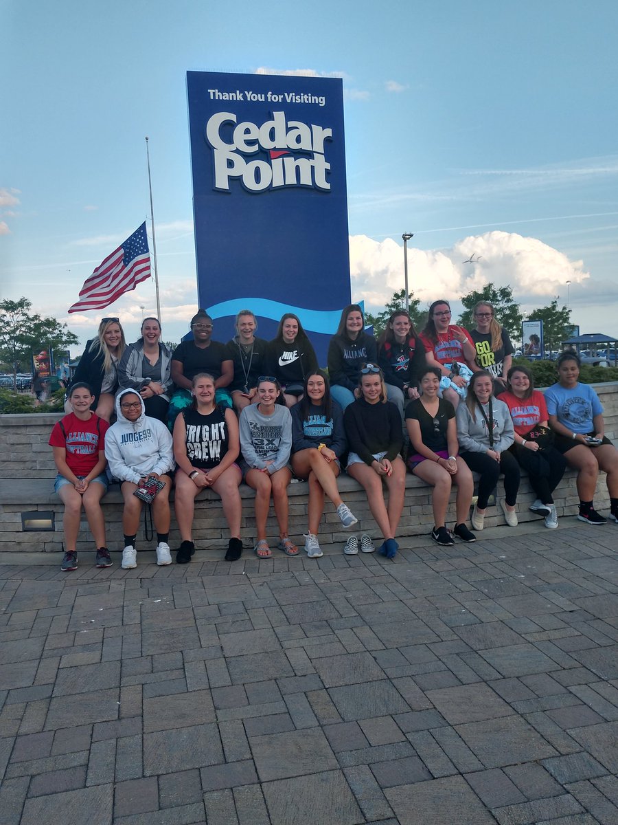 Cedar Point! AHS Softball! #RepthatA