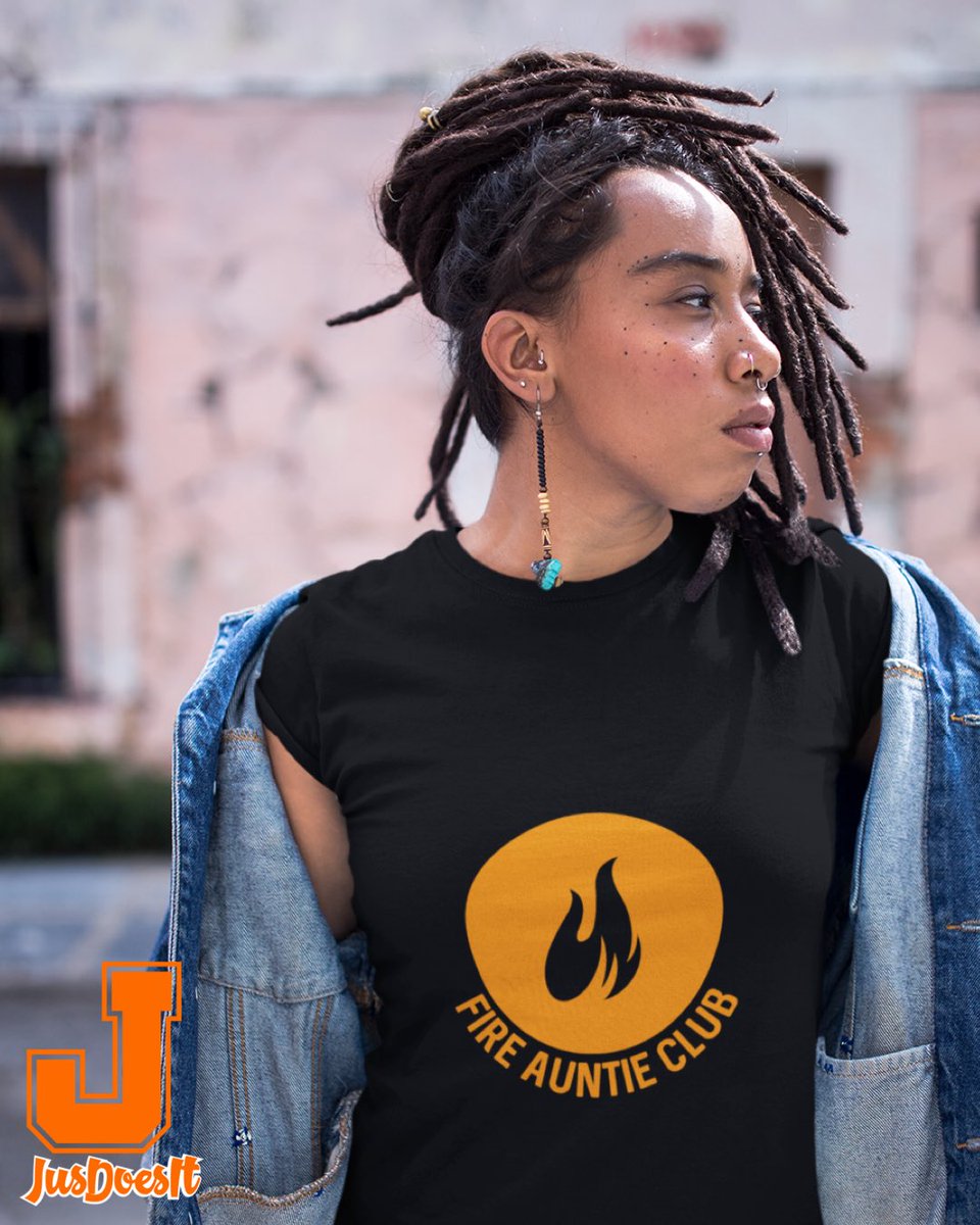 🔥🔥🔥🔥 Excited to share this item from my #etsy shop: Fire Auntie Club Shirt #clothing #shirt #womangift #giftforher #unapologetic #black etsy.me/2QEi4j6