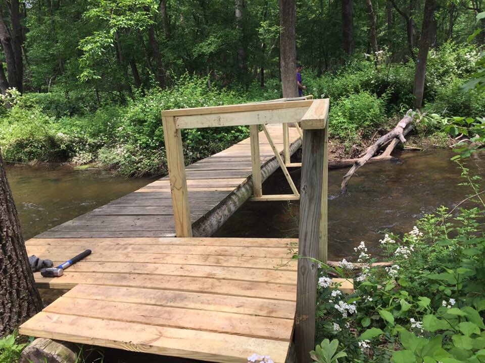 Thank you to Mr. Detrick and SAVE for finishing the bridge!  Go take a hike!