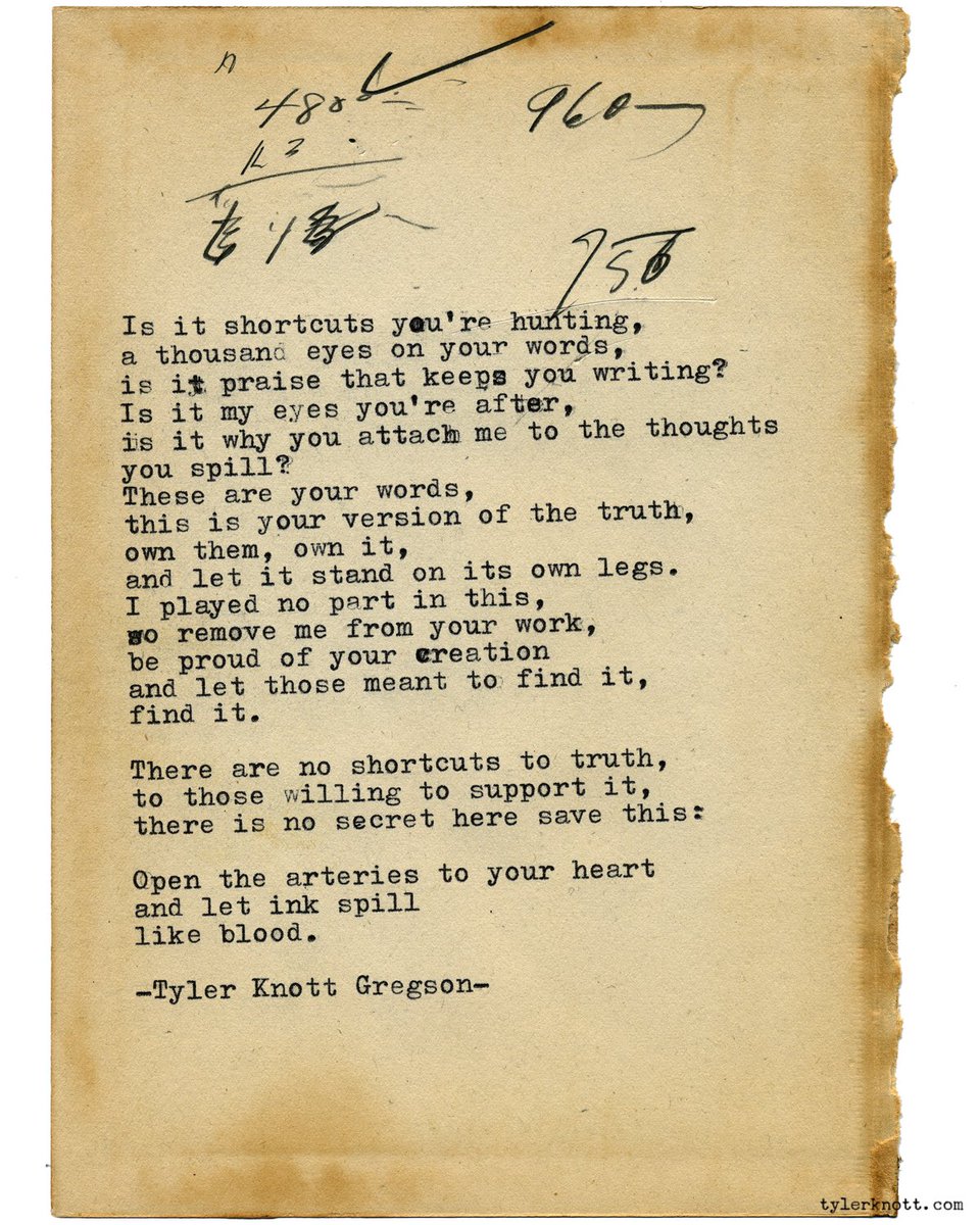 Typewriter Series #2623 by Tyler Knott Gregson