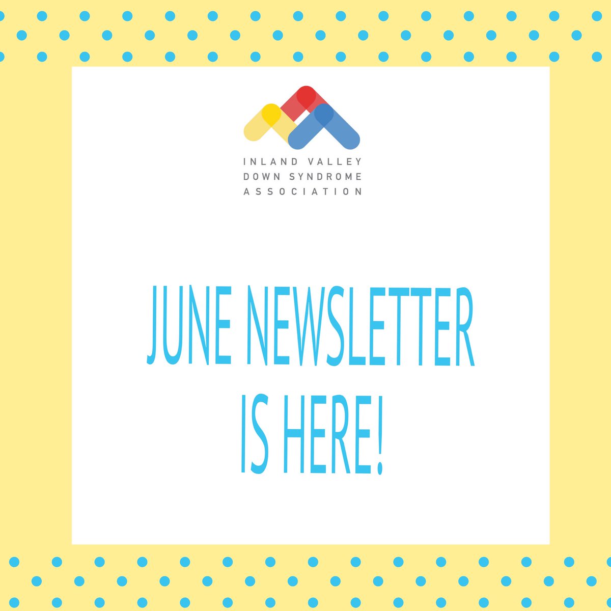 myivdsa's tweet photo. The June newsletter is here! Checkout the upcoming events and subscribe to our mailing list.
https://t.co/6ZYOIrZ9Nl
#ivdsa #newsletter #ivdsanewsletter #ie #inlandvalley #ranchocucamonga #downsyndrome https://t.co/evhXSoRxbX