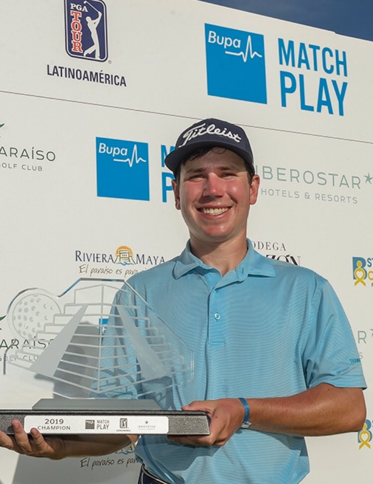 Riviera Maya, MX: Patrick Flavin 🇺🇸 conquistó la 2ª Edición del #BupaMatchPlay tras ganar los 6 partidos disputados Vs S.Gomez 🇨🇴, S.Teuten🇺🇸,E.Figueroa 🇵🇷, L.Marelli 🇦🇷, T.Cocha🇦🇷, R.Lee 🇧🇷