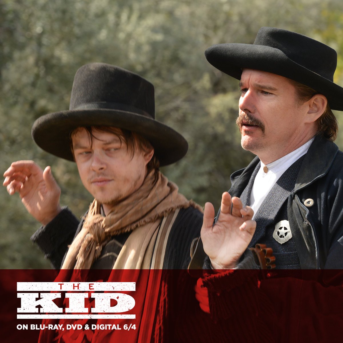 MovieTheKid's tweet photo. A man’s wrongs matter. @DaneDeHaan and @EthanHawke play a dangerous game in #TheKidMovie, available June 4 on Blu-ray, DVD, and Digital. https://t.co/0qk8O8vlhu https://t.co/dH1cgV1fgq