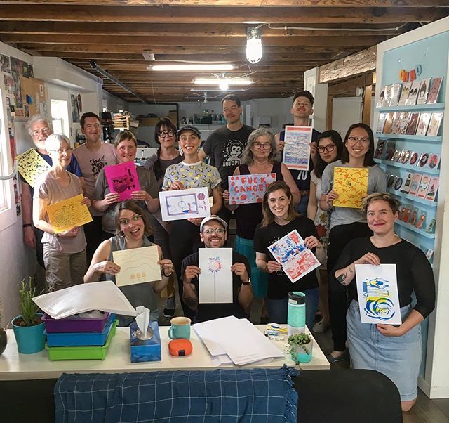 voidgallery's tweet image. Thanks to everyone who came out to our first ever risograph workshop! So great to see all the prints that you made. See you at open studio hours!

Our first two risograph workshops are now sold out. We will be announcing more soon #iwentintothevoid #riso… bit.ly/2JRr8Rd