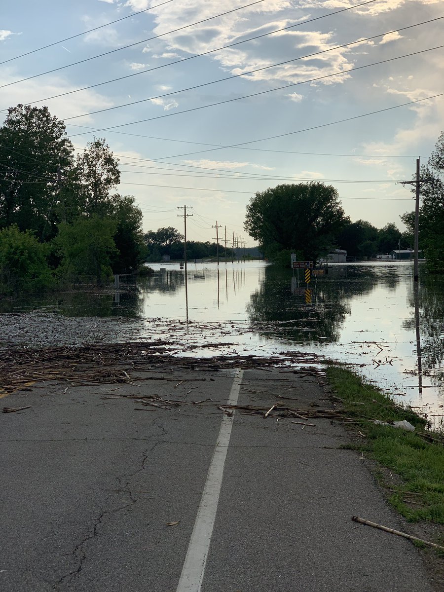 Friends ask me if we’ve had any flooding here in Missouri. The entire state has issues. Walking trails are closed. Highways flooded, including major interstates. And we have rain predicted for five days this week. Below is the new roadblock on Highway K west of Columbia.