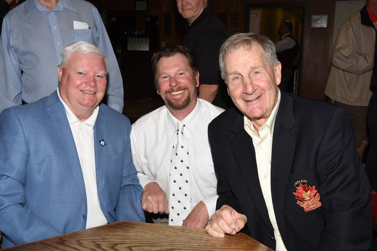 hattrikpro's tweet photo. Today @johnnybowerfund @BonsieTweets and #rodseiling at Second to None Johnny Bower Foundation #luncheon #hockey #legends #canada #mapleleafs #alumni #photo #photos #charity #johnnybower #goalie #leafs https://t.co/Xn7freT5UF