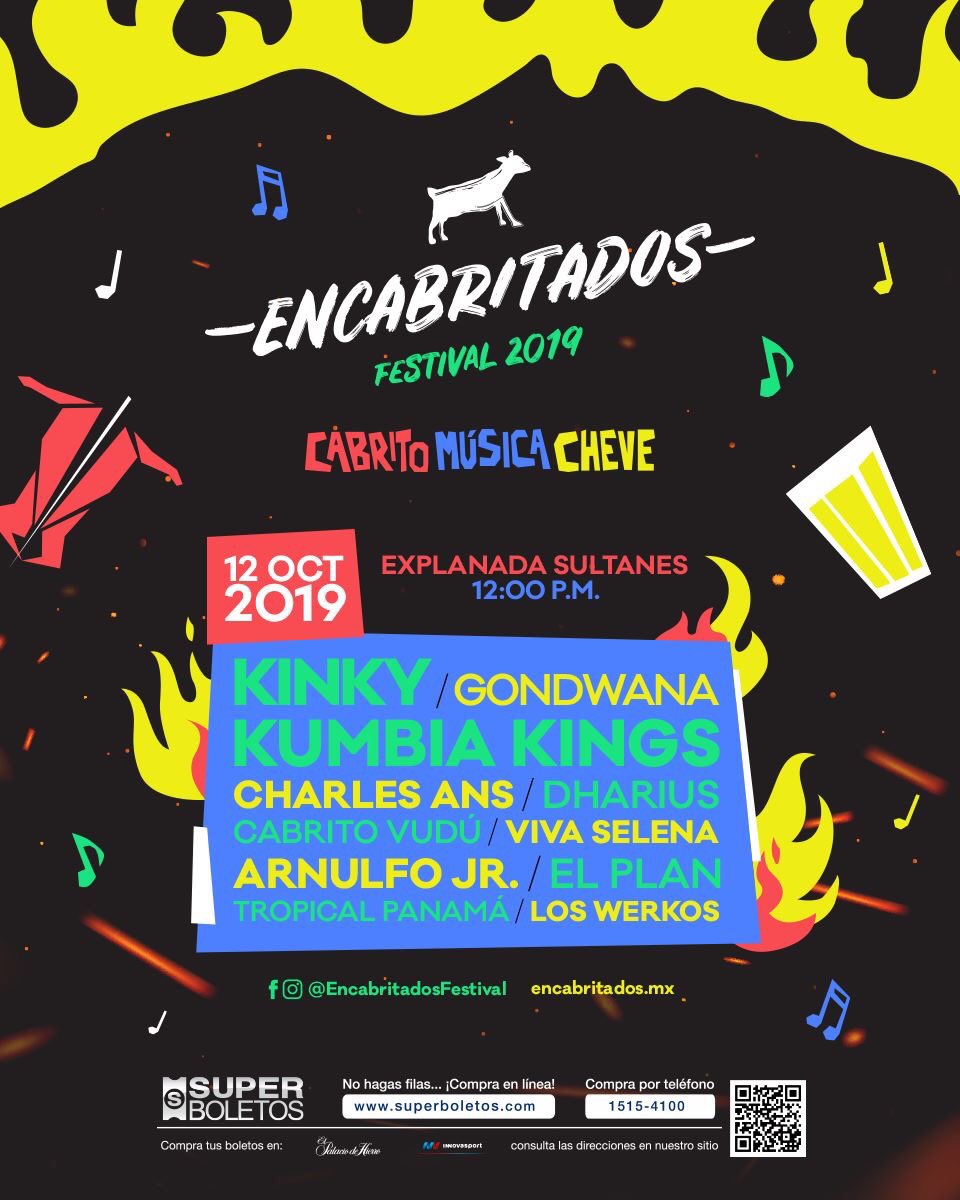 EdgarMacedaG's tweet image. El festival de #CabritoMúsicaCheve más rifado del país solo sucede en #Monterrey #Comparte con la raza que ya pueden adquirir sus boletos en línea bit.ly/2YVHuvq y en puntos de venta Superboletos. 

encabritados.mx

#SomosEncabritados Explanada @SultanesOficial