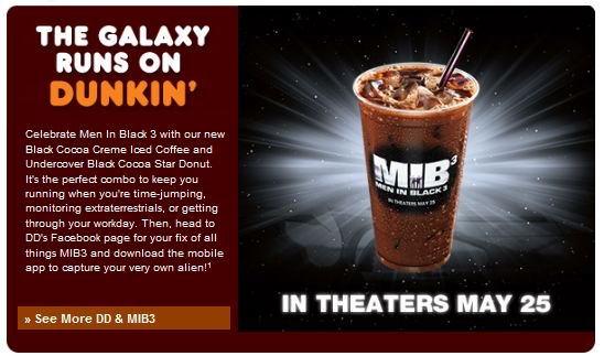 DawnUBeasley24's tweet photo. @dunkindonuts PLEASE bring back this coffee for the new @MenInBlack movie release! It was one of the best flavors you guys have ever had!! Next to the peppermint mocha! That black cocoa creme was the absolute bee's knees! #bringitback #dunkindonuts #MenInBlackInternational https://t.co/NNQtX2C565