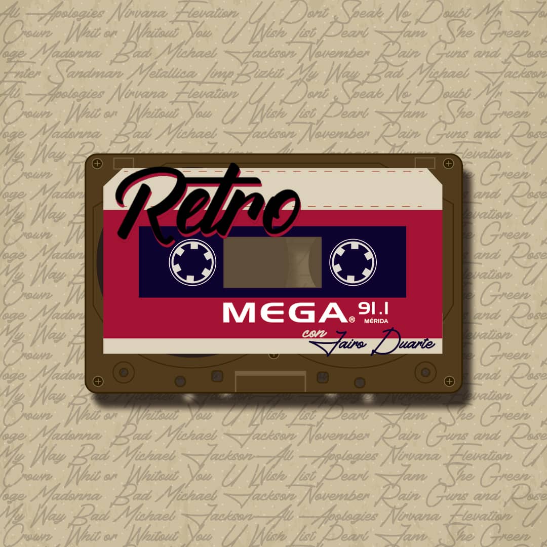 duartejairo's tweet photo. Mañana me lanzo con este nuevo desafío. RETROMEGA. 3 veces al día (8:50am / 1:50pm / 6:50pm). Por supuesto sólo por @lamega91.
Las canas me han hecho acreedor de esta responsabilidad, donde estaré presentando canciones que fueron un palo en los 80s, 90s y 2000. https://t.co/2bnCRgUpWo