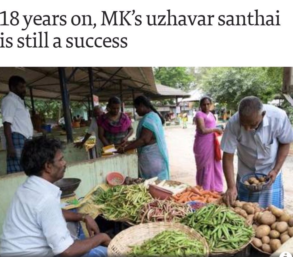 sulthanbhai7's tweet photo. #HBDKalaignar96 
Kalaignar introduced "Uzhavar Sandai"( Farmer's Market) all over TN. A platform for Farmer's to sell their produce directly to the consumers. Fetching better price for the Farners and lesser cost to the consumers.
Modi has a lot to learn from him. https://t.co/bSf2KYlnKI