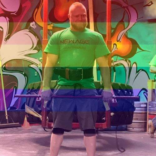 PowerRatz's tweet photo. Happy #PrideMonth Twitter. As a #Bisexual #powerlifter I'm happy to celebrate it.
#LGBTQtogether #LGBTQ #strongman #fitness https://t.co/sr7H5AOcsD