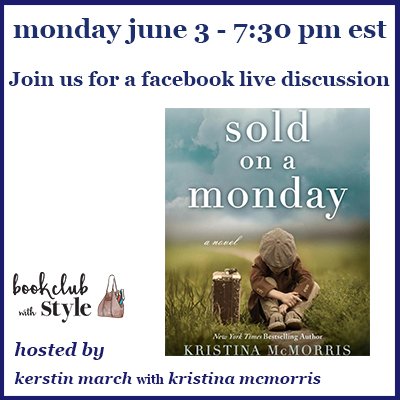 kerstinmarch's tweet photo. There's a #bookclub where u can meet authors, chat about ๐ grab a ๐ท & join fellow #booklovers from the comfort of your ๐ก! Join https://t.co/67GPmZZqZ2 โฆ โฆ โฆ to meet & LIVE CHAT w/ @KrisMcmorris, 7:30 pm ET 6/3! #BookClubWithStyle @bethdjalali @HankPRyan #BookClub #amreading https://t.co/fx31gC6FB5
