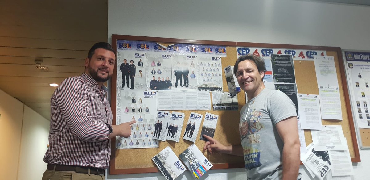 ASindicalSUP's tweet photo. @supmadrid @Sup_Policia @RodriguezNeira @MonicaGraciaSUP Seguimos a esta hora con la #CampañaElectoralConsejoPolicía. Más de #40AñosConquistandoDerechos y los que quedan.
#VotaSUP porque #TuConfianzaEsNuestraFuerza https://t.co/Atltz9bTLo