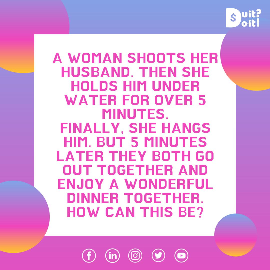 duitdoitmy's tweet photo. Another Monday has arrived. So let's get to thinking, shall we? Guess the answer.
#duitdoit #riddle #riddlemethis #RiddleForToday #quiz #quizzes #tekateki #riddles #riddlemethis #RiddleForToday #tekateki #guesswhatitis #mondayblues #nomoremondayblues #mondaymood https://t.co/uzPnZ2dgAy