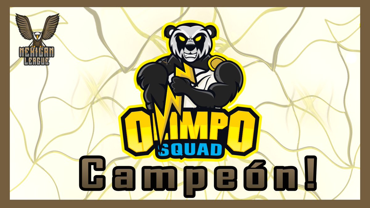Felicidades a <a href="/OlimpoSquad/">Olimpo Squad⚡️</a> campeón de la primera edición de la Mexican League! 
Hace una semana se jugo un partido muy reñido gana con un marcador de 2-1 Favor a Olimpo Squad! 
Gracias a todos los equipos que participaron en esta gran edición!
Próximamente 2 edición....