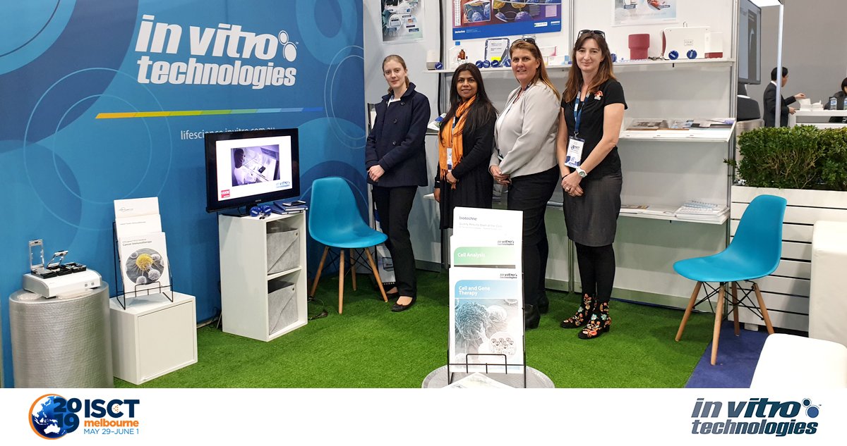 We had a great time at ISCT in Melbourne last week.  😊  #melbourne #2019ISCT #science #LifeSciences