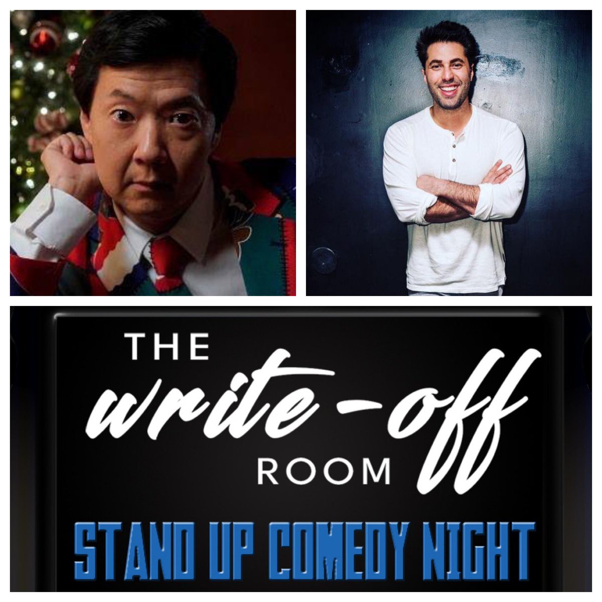 Greaves_Charles's tweet photo. Tomorrow, 6/3, itโs going to be ๐ฅ. Ken Jeong and Adam Ray added to an already dope lineup. Weโre in The Write Off Room at 8pm, in Woodland Hills. Come giggle. #thewriteoffroom https://t.co/9c2I0W2SaU
