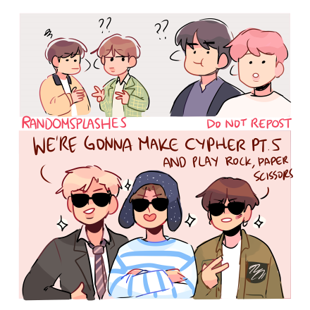 rap line has an announcement to make 

#btsfanart #BTS #2019BTSFESTA #WelcomeToFESTA @BTS_twt 