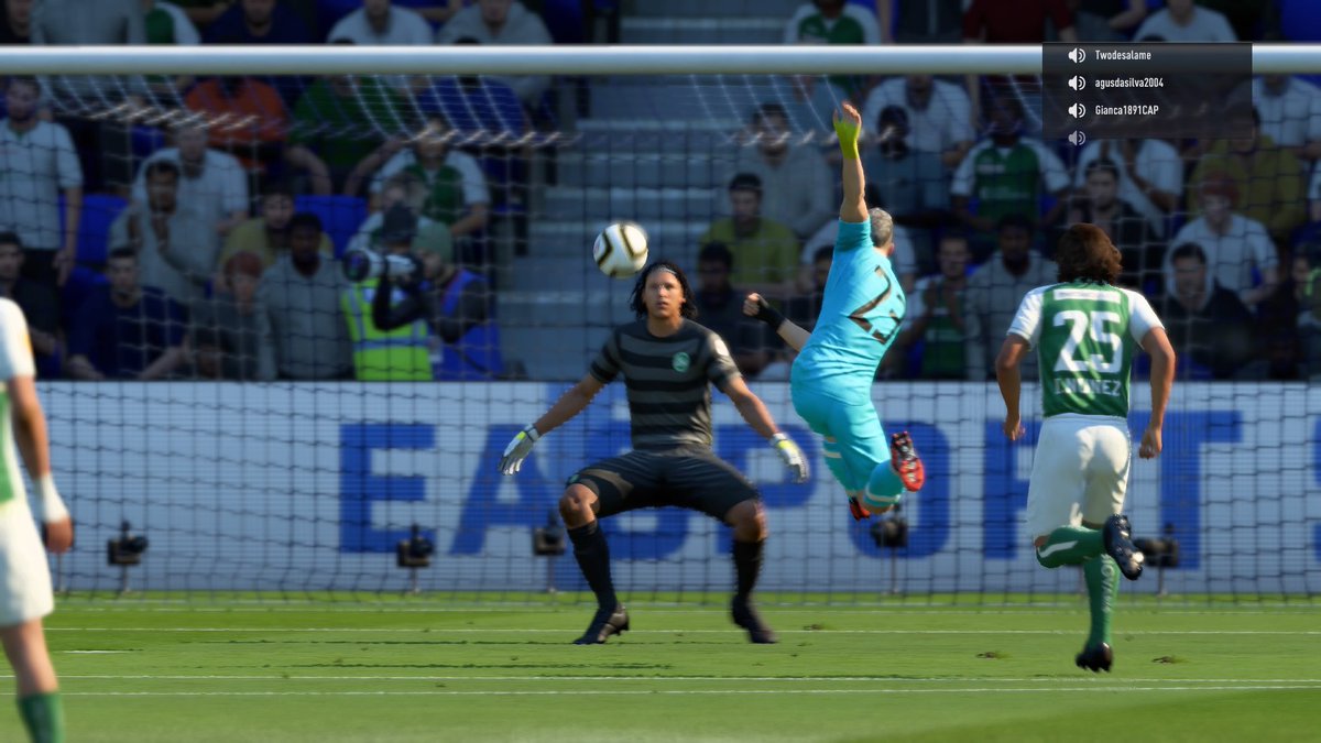 gianca1891's tweet photo. Nunca me había sentido tan cómodo en una posición (VOL 4 goles y 5 asistencia) Feliz de haberme encontrado VAMOS LA VILLA!!! @VSC_eSPORTS  @IESAArgentina https://t.co/0C10IlcrDU