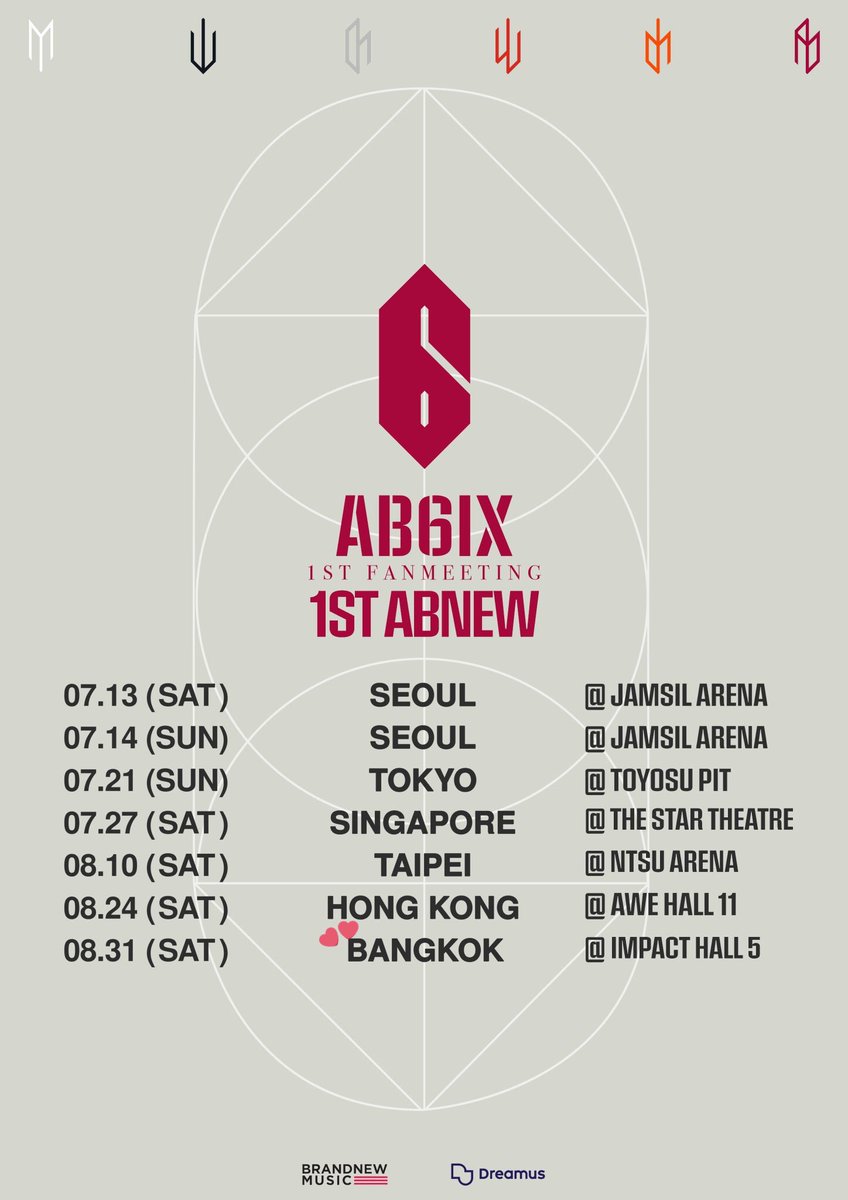 withAB6IX_TH's tweet image. (#AB6IX/📢) ตารางทัวร์แฟนมีตติ้งของ AB6IX ออกแล้วค่ะ! พวกเราชาวไทย ABNEW ยังพอจะมีเวลาเก็บเงินอยู่นะคะ ไปหาน้องกันเนอะ ๆ เลยน้าาา 🤘🏻🤘🏻

“2019.08.31 (SAT) BANGKOK”