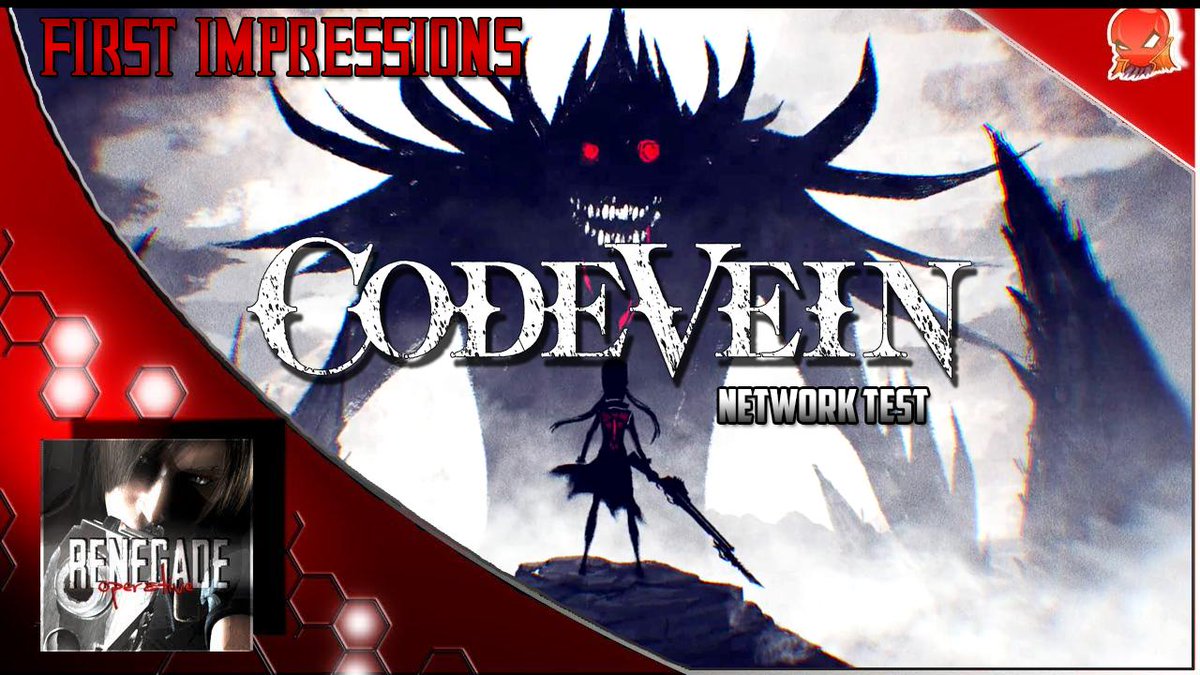 RenOperative_'s tweet photo. My last video before E3 comes knocking.
Code Vein First Impressions: https://t.co/xTzVhFffCU
#CODEVEIN #CODEVEINNetworkTestEdition #RPG #BandaiNamco #DarkSouls https://t.co/ZmBgSl94T1