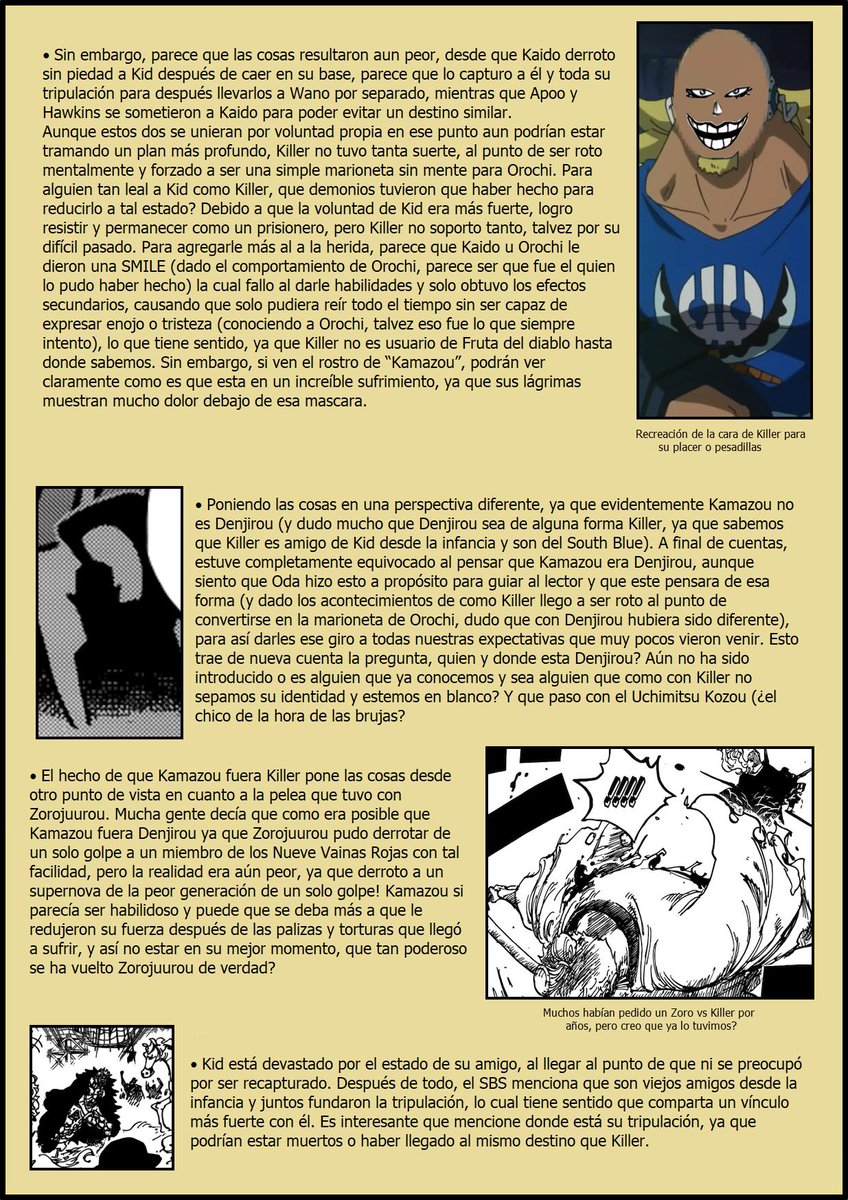 One Piece Manga - Secretos del capitulo 944