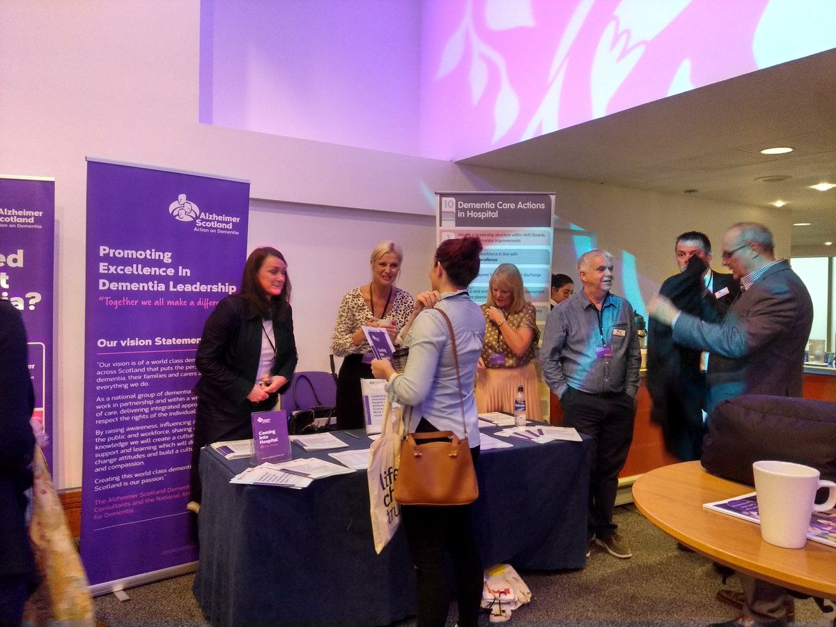 NHSSDementia's tweet image. We are here! Come along for a chat #AlzScot19  #DementiaAwarenessWeek  #oneweething