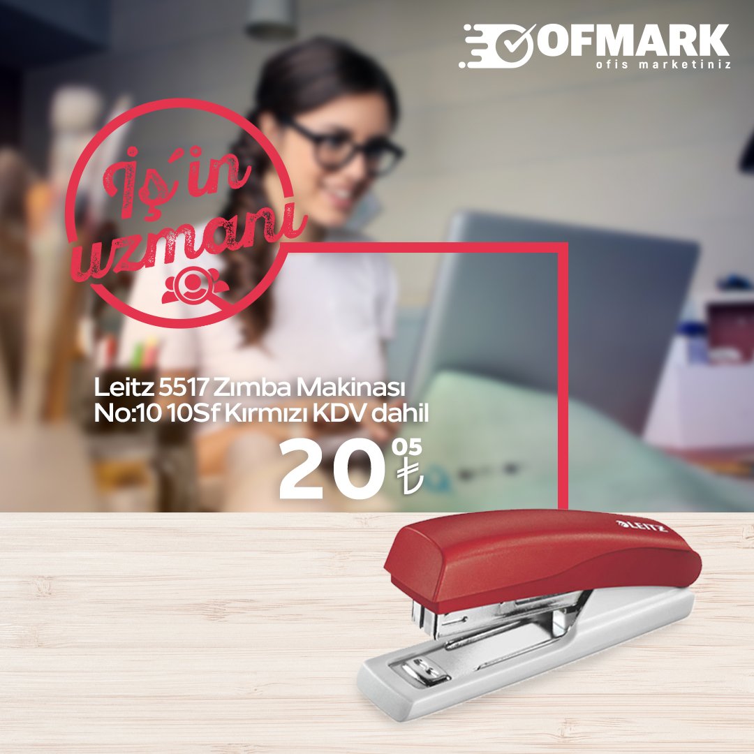 Ofisiniz için gerekli olabilecek her şey ofis marketiniz Ofmark’ta.

Ofisinizde Leitz zımba makinası yoksa linke tıklayın, getirelim.

bit.ly/2VKEUGH

#ofmark #ofis #ofisihtiyaçları #ofishayatı #ofismalzemeleri #ofishalleri #zımba #leitz #zımbamakinası #işinuzmanı
