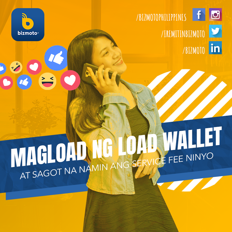 iremitinbizmoto's tweet photo. Load your Wallet this month through DA5, Metrobank, Cebuana, Palawan and LBC and have your service fee, on us! #LoadNow #BizmotoPH #Kabizmoto https://t.co/lHfEoU0Wx7