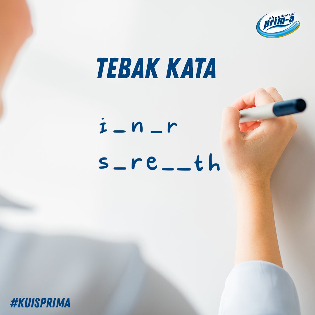 primawaterID's tweet photo. Sambil menunggu waktu berbuka, yuk ikutan kuis dari #AirMineralPrima. Tebak kata & tulis jawabannya di reply!
Cluenya: selain #AirMineralPrima, kata ini jg kamu perlukan agar terus semangat mengejar mimpi.
Jgn lupa pakai hashtag #AirMineralPrima & #SemangatPrima!
#KuisPrima https://t.co/Wcnvddsww0