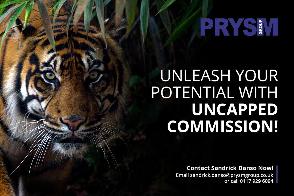 GOOD MORNING!

Are you a sales professional looking for a new challenge in Bristol?

Will you excel in a fast paced working environment with monthly targets?

If this is something you're accustomed to, let's have a chat about the exciting opportunities at Prysm Group!

#Bristol