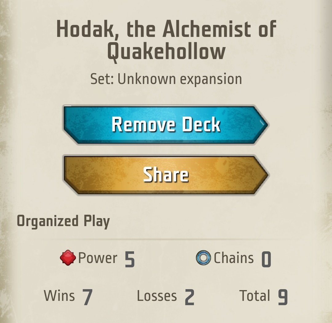 My power 5 #Keyforge deck!