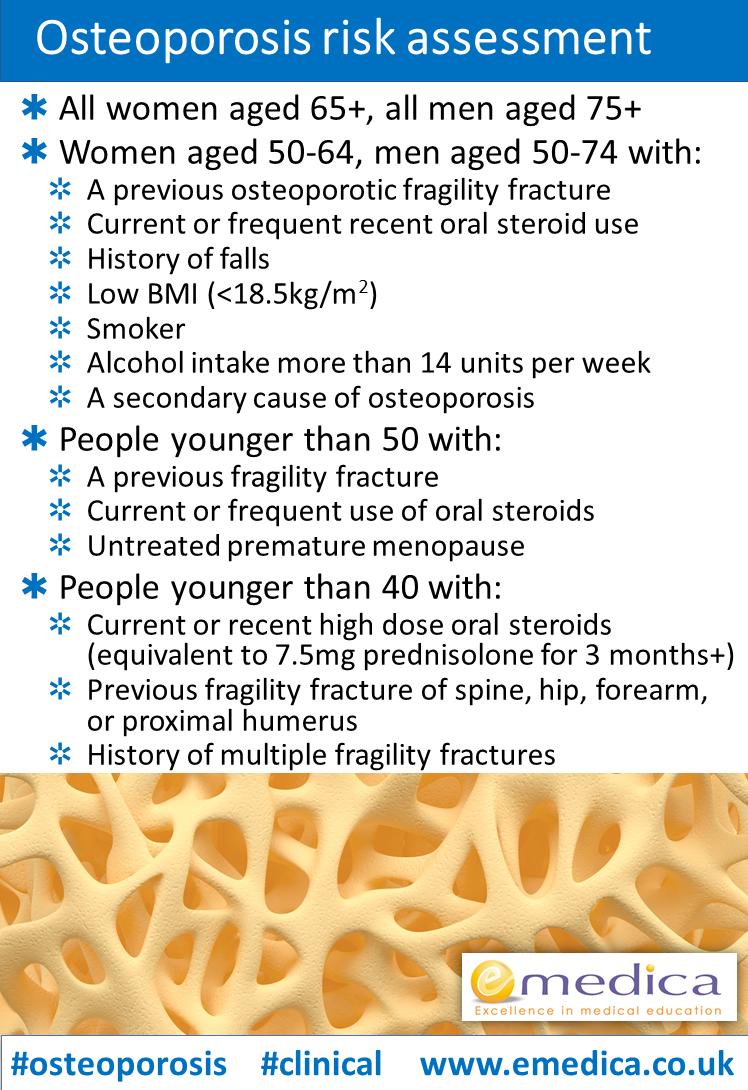 gptraininginfo's tweet photo. On who would you carry out an Osteoporosis risk assessment?
For 112 rapid reviews like this in a handy deck of cards for easy revision anywhere, get our clinical cases cards here: https://t.co/by6bxAgX8h
#PassAKT #PassSRA #PassCSA #emedica #rapidreviews https://t.co/bFdIQE1Ijd