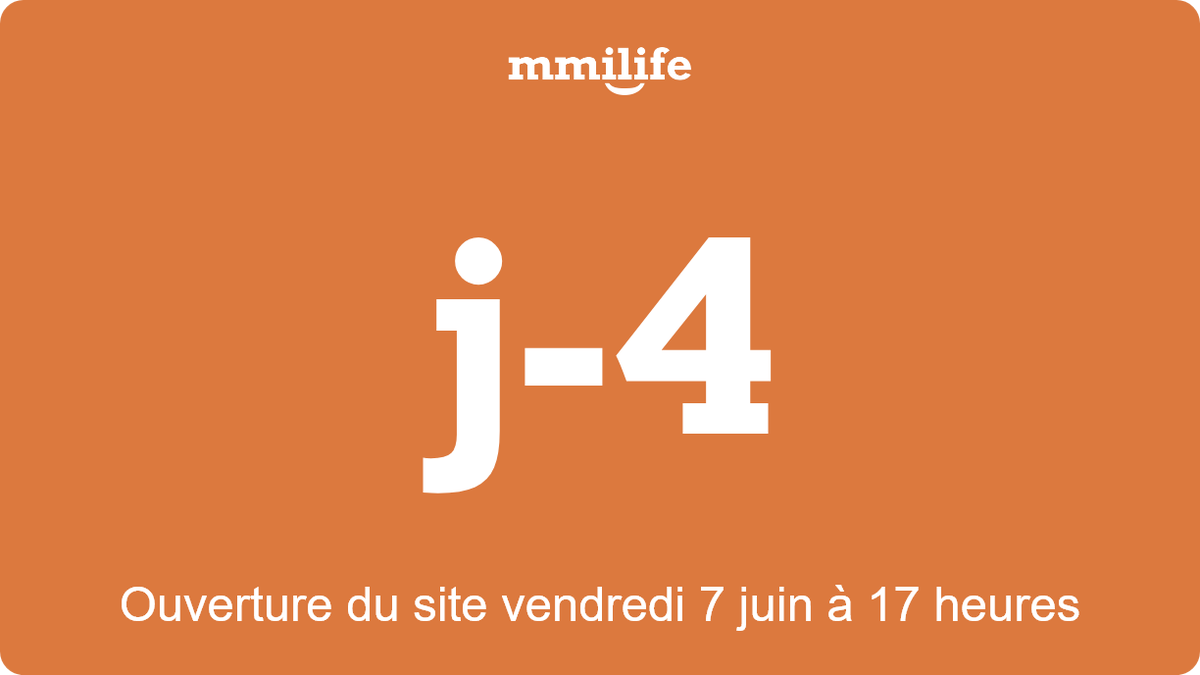mmilife's tweet photo. Rendez-vous vendredi à 17 heures pour le lancement du site de #mmilife ! 😁 https://t.co/py2xur5B0r