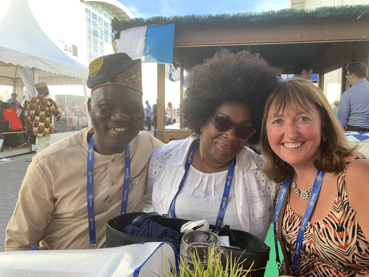 Paisley Rotary Club enjoying fellowship at the World Convention Hamburg #Rotary19