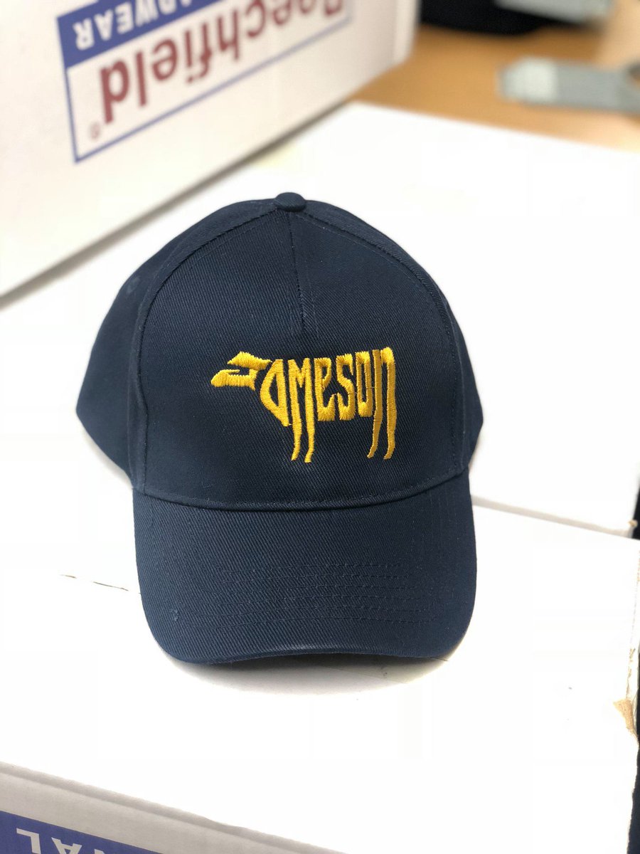 121_Workwear's tweet photo. Embroidered caps for Jameson Feeds 👌
#workwear
#uniform
#embroidery
#caps https://t.co/26bLFpxZmH