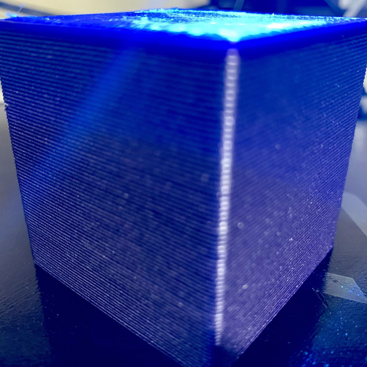 crussty's tweet photo. Far from perfect, but early test with a 1.2mm nozzle (yes you read that right!) at 0.7mm layers on the @Artillery3d1 SW-1X printer with @Eryone3d Sparkly Glitter Purple. More tweaking on these nice fat layers to come!
#ShareLearnGrow #MoreFirePower #BiggerIsBetter https://t.co/yzkclbgAjB