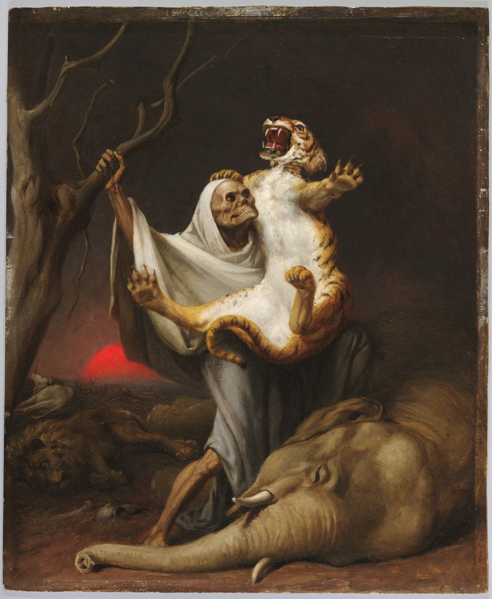 Makes sense that Death would be a cat person.