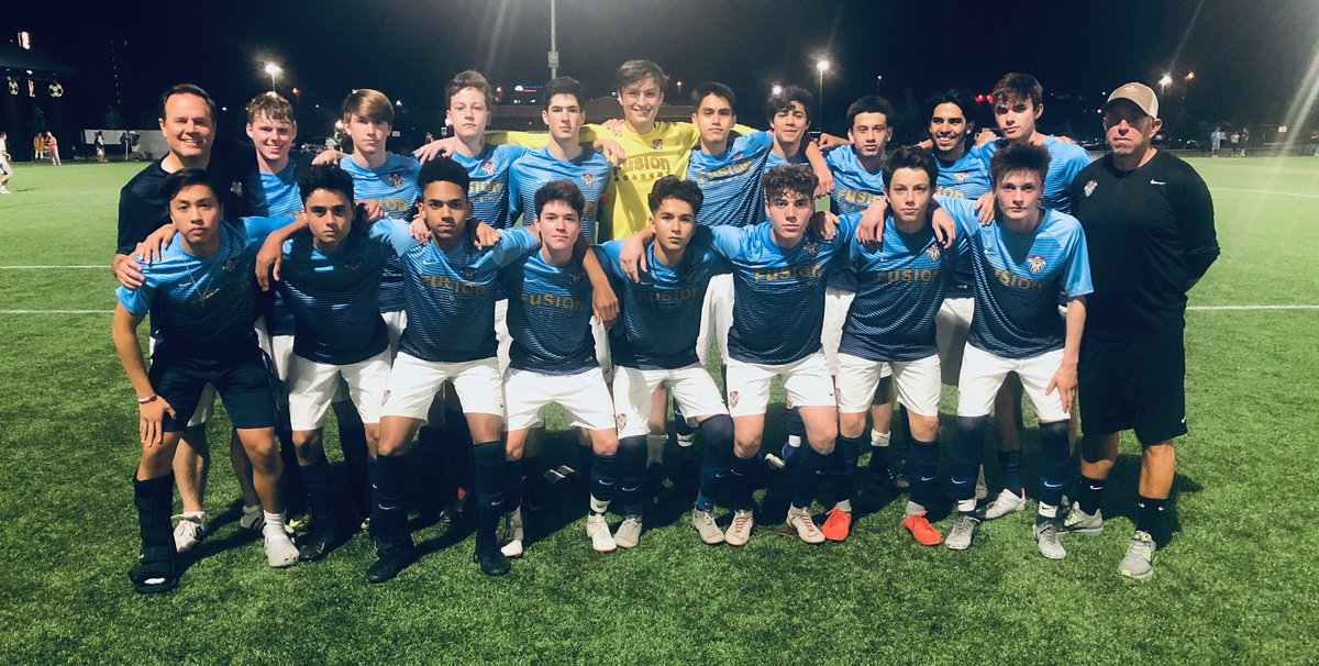 KCFA2002B's tweet photo. KC Fusion Academy 02B win final state cup group game 6-3 vs Topeka Select to win group and advance to semis tomorrow. Goals @Dylan_Shuker23 (3), @HunterFrench14 (2), VIdal. @KCFusionSC @KSYouthSoccerAs https://t.co/aQA8BmKAue