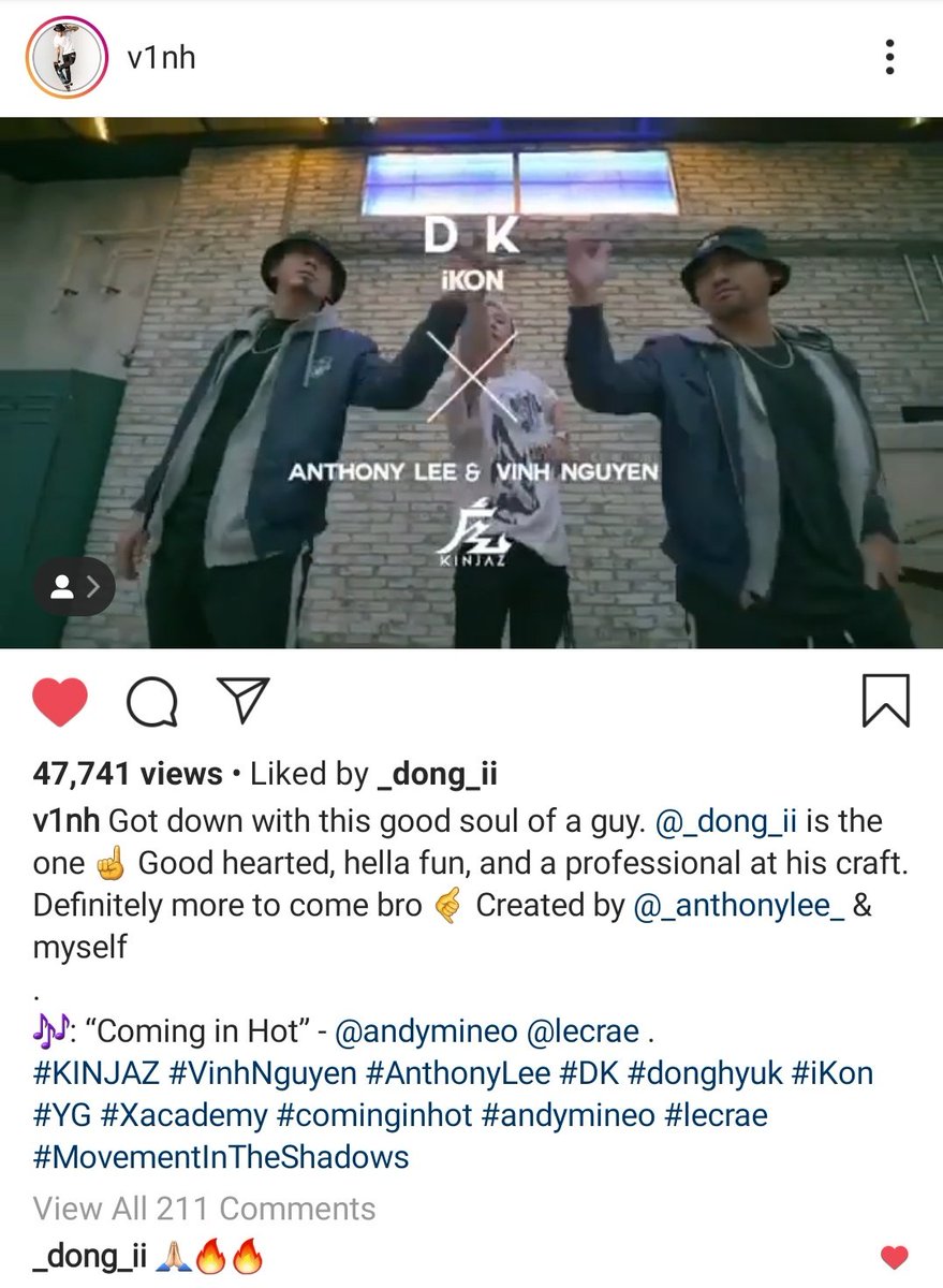 "Good soul of a guy,  @D_dong_ii is the one""Good hearted, hella fun, and a professional at his craft.""This dude's energy and work ethic is on point."Remember when Donghyuk × Anthony and Vinh of Kinjaz happened and they were absolutely in love with him 