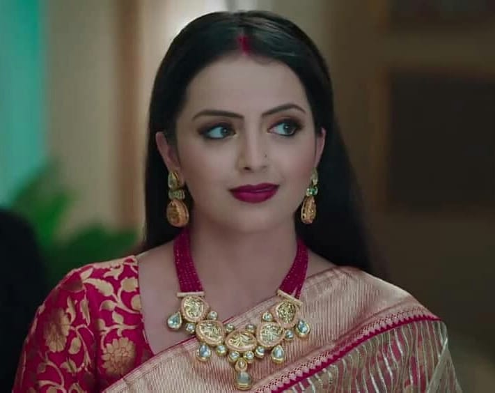 shrenufan_tamil's tweet photo. Gorgeous Janhvi @shrenuparikh11 #ShrenuParikh #JanhviMittal #PoojaSharma #EkBhramSarvagunSampanna #Starplus #beautifullook #beautifulsmile #beautifulexpressions https://t.co/45tu5q2dhQ