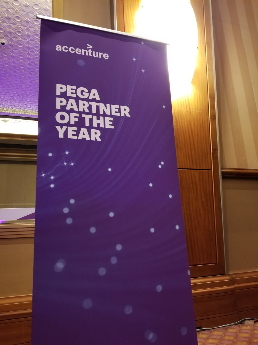 Christinale1431's tweet photo. Accenture ~ Pega 🙌 #PegaPartnerOfTheYear #7years @AccentureTech @AccentureCloud #PegaWorld #PegaWorld2019 https://t.co/coaaxdjZ4O
