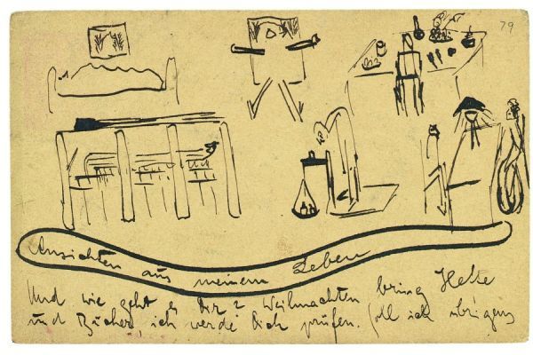 Letnapark's tweet photo. Du kannst Dich zurückhalten von den Leiden der Welt, das ist Dir freigestellt und entspricht Deiner Natur, aber vielleicht ist gerade dieses Zurücktreten das einzige Leid, das Du vermeiden könntest. 
#Kafka, Aphorismen: https://t.co/q5HCcixaDb

[Karte an #Ottla, 1918] https://t.co/iqcZ13MNJO